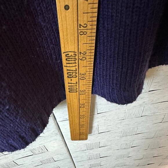 Lane Bryant womens sweater purple knit decorative yolk feminine Wither plus size - Picture 6 of 8